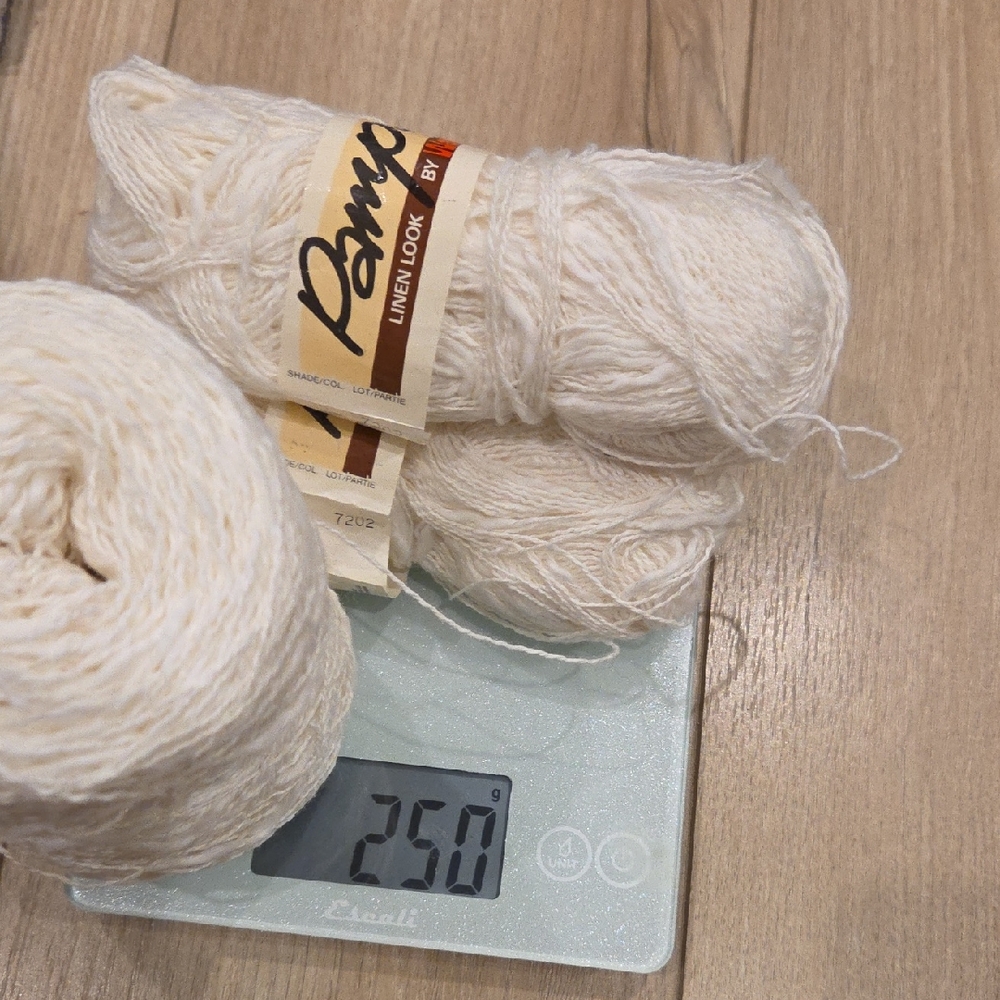 Cream Yarn for Home Art Projects